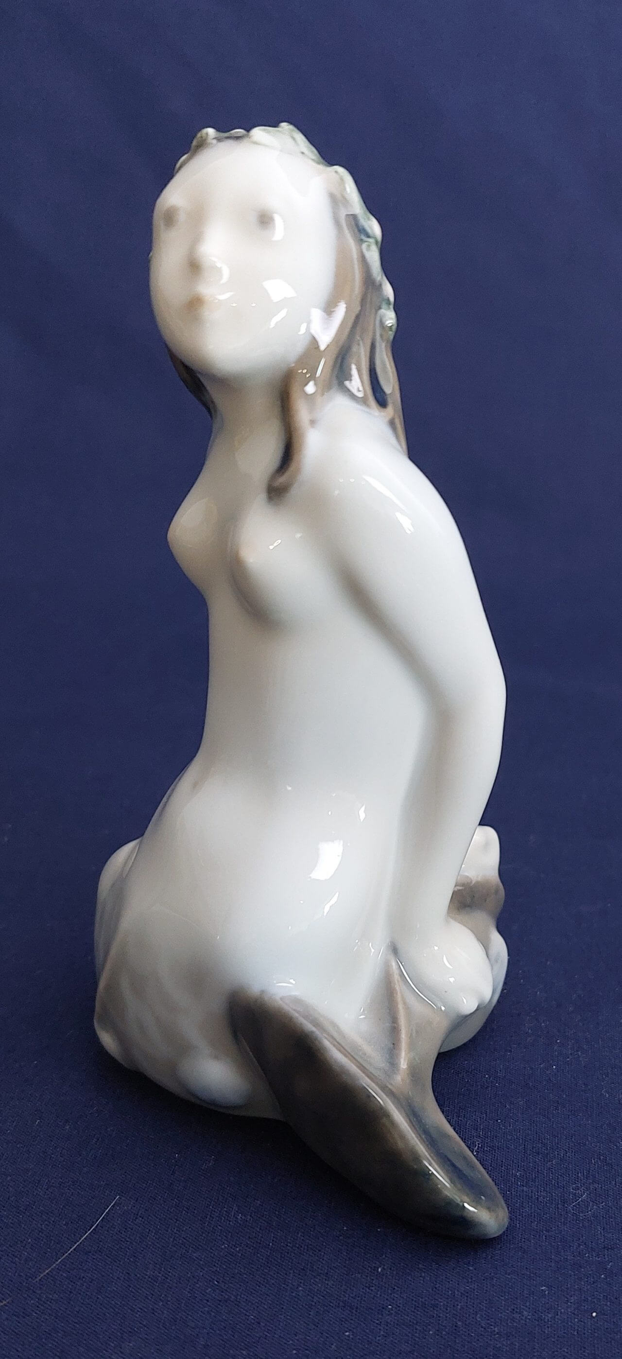 Hampshire Antiques, A Royal Copenhagen figurine of a Mermaid. This is ...
