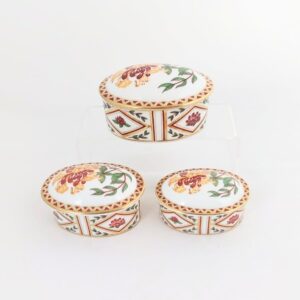 Royal Crown Derby Trinket Boxes Honeysuckle