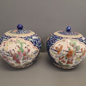 A pair of temple Jars