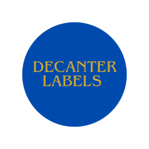 Decanter labels