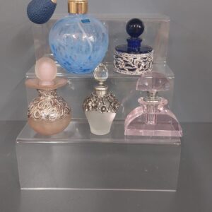 Five Glass Scent Bottles
