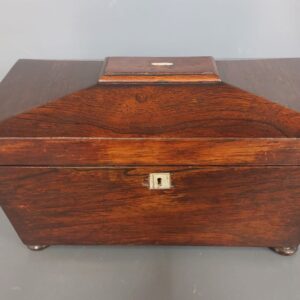 Regency Mahogany Tea caddy