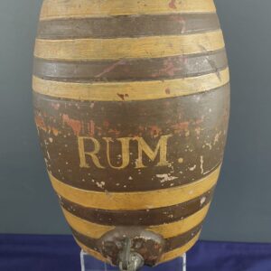 Antique stoneware Rum Barrel