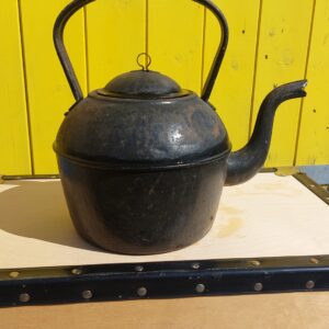 cast iron Victorian kettle